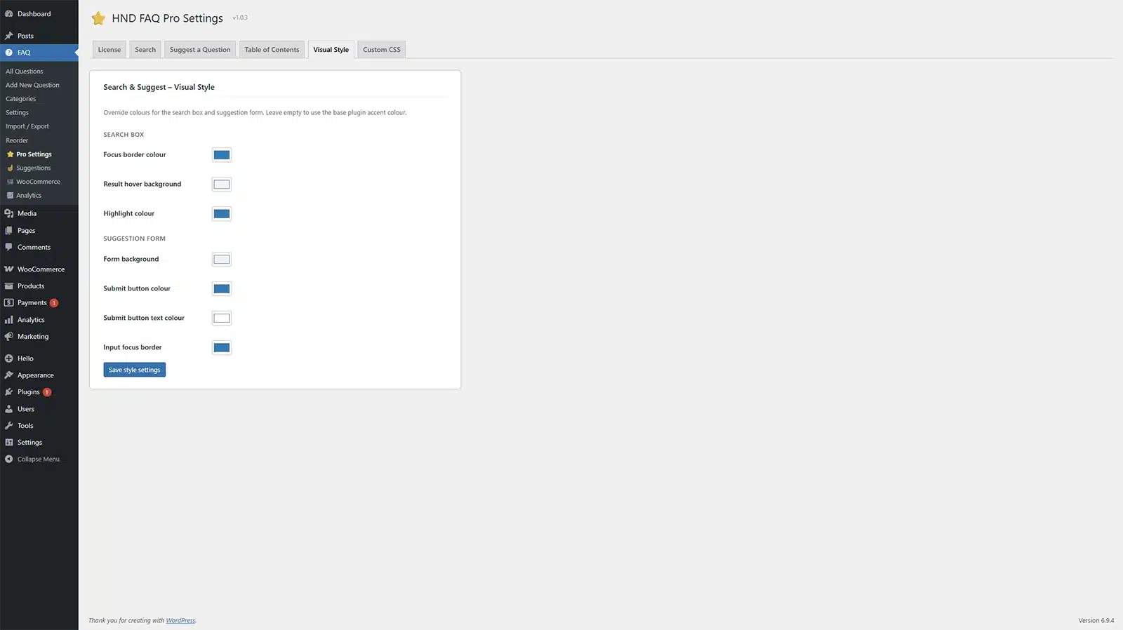 HND FAQ Pro - versatile FAQ plugin for Wordpress and Woocommerce